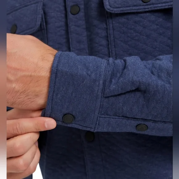 Cloudveil Quilted Jacquard Knit Shirt Jacket